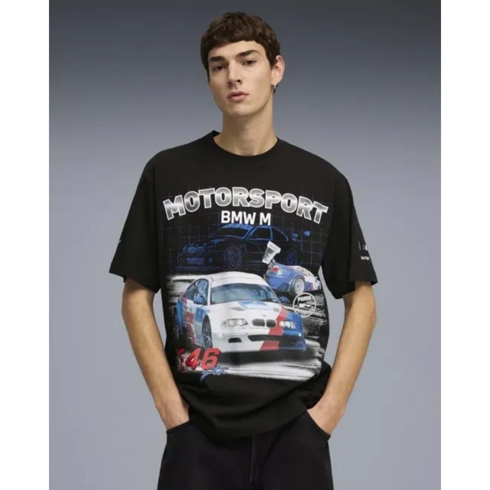 Puma 634888-01 BMW MMS Sportswear Grphc Tee Tişört Erkek T-Shirt