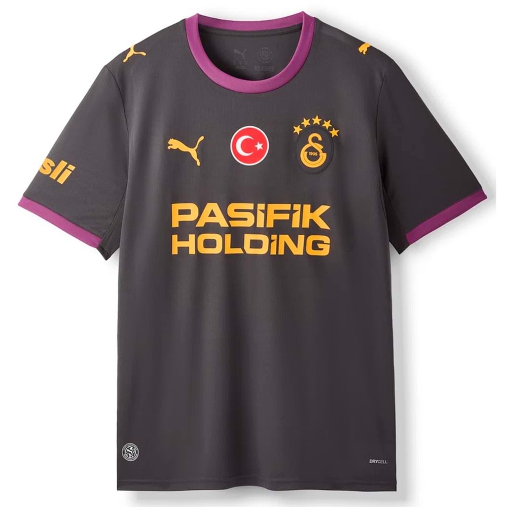 Galatasaray S.K. Siyah Forma 26/27 Deplasman Forması 5 Yıldızlı Erkek Forma