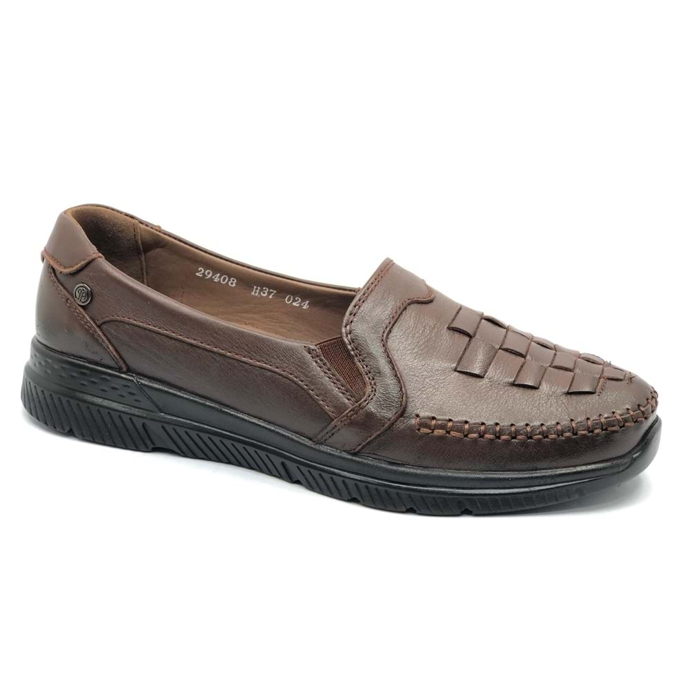 Forelli Olivia Hakiki Deri Ortopedik Comfort Kadın Casual Ayakkabı