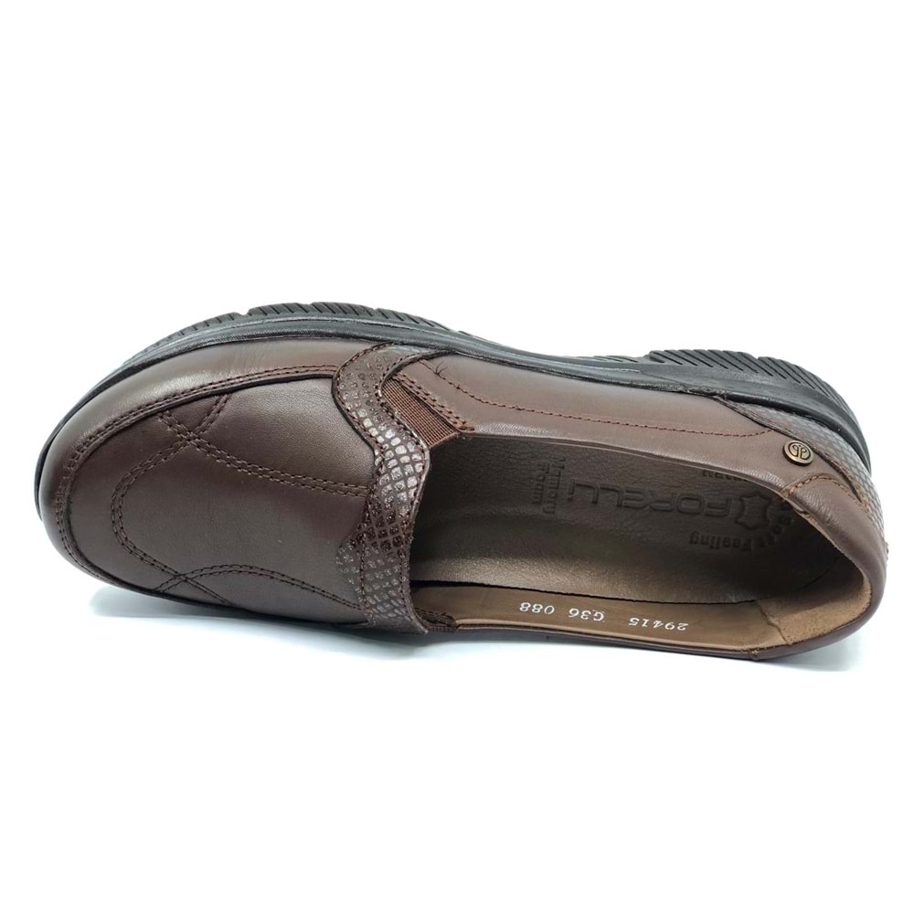 Forelli Dilmen Hakiki Deri Ortopedik Comfort Kadın Casual Ayakkabı