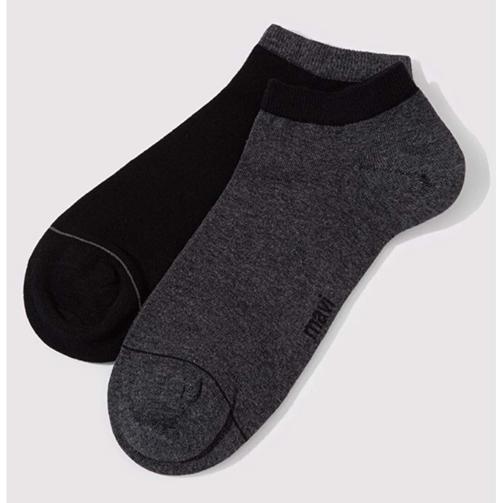 Mavi M090273-159 2 Adet Topuk Çorap Unisex Çorap