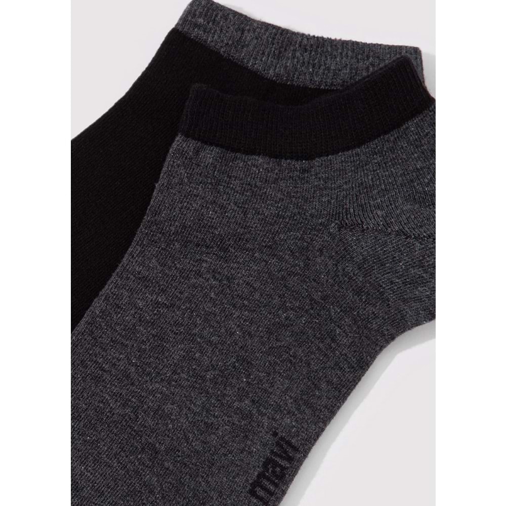 Mavi M090273-159 2 Adet Topuk Çorap Unisex Çorap