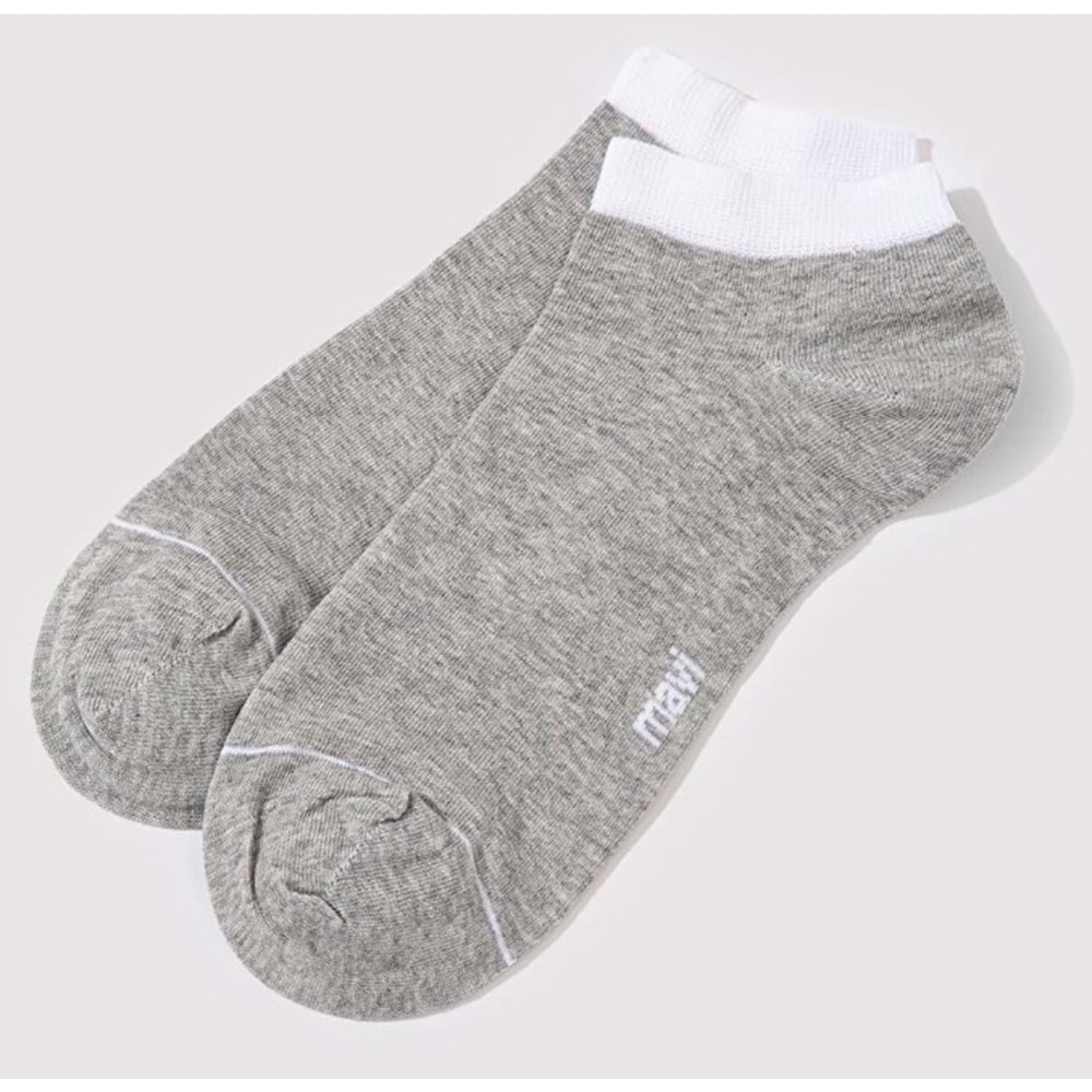 Mavi M090273-208 2 Adet Topuk Çorap Unisex Çorap