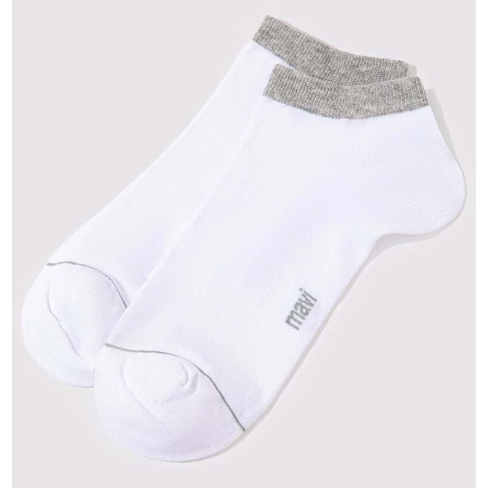 Mavi M090273-208 2 Adet Topuk Çorap Unisex Çorap