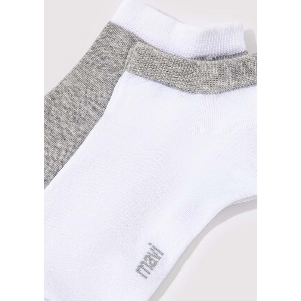 Mavi M090273-208 2 Adet Topuk Çorap Unisex Çorap