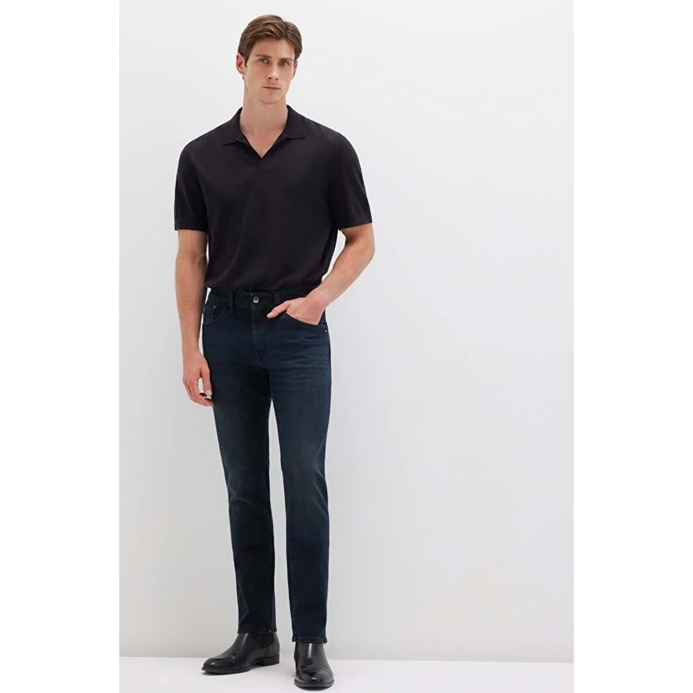 Mavi M0042227245 Jake Mavi Black Puslu Gece Mavisi Gabardin Jean Pantolon Erkek Kot Pantolon