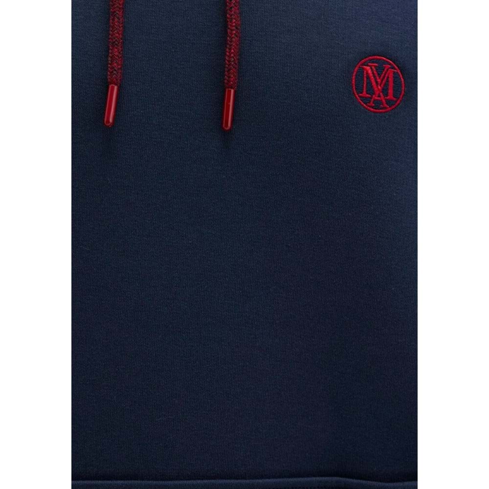 Mavi 065809-29743 Logo Nakışlı Erkek Kapüşonlu Sweatshirt