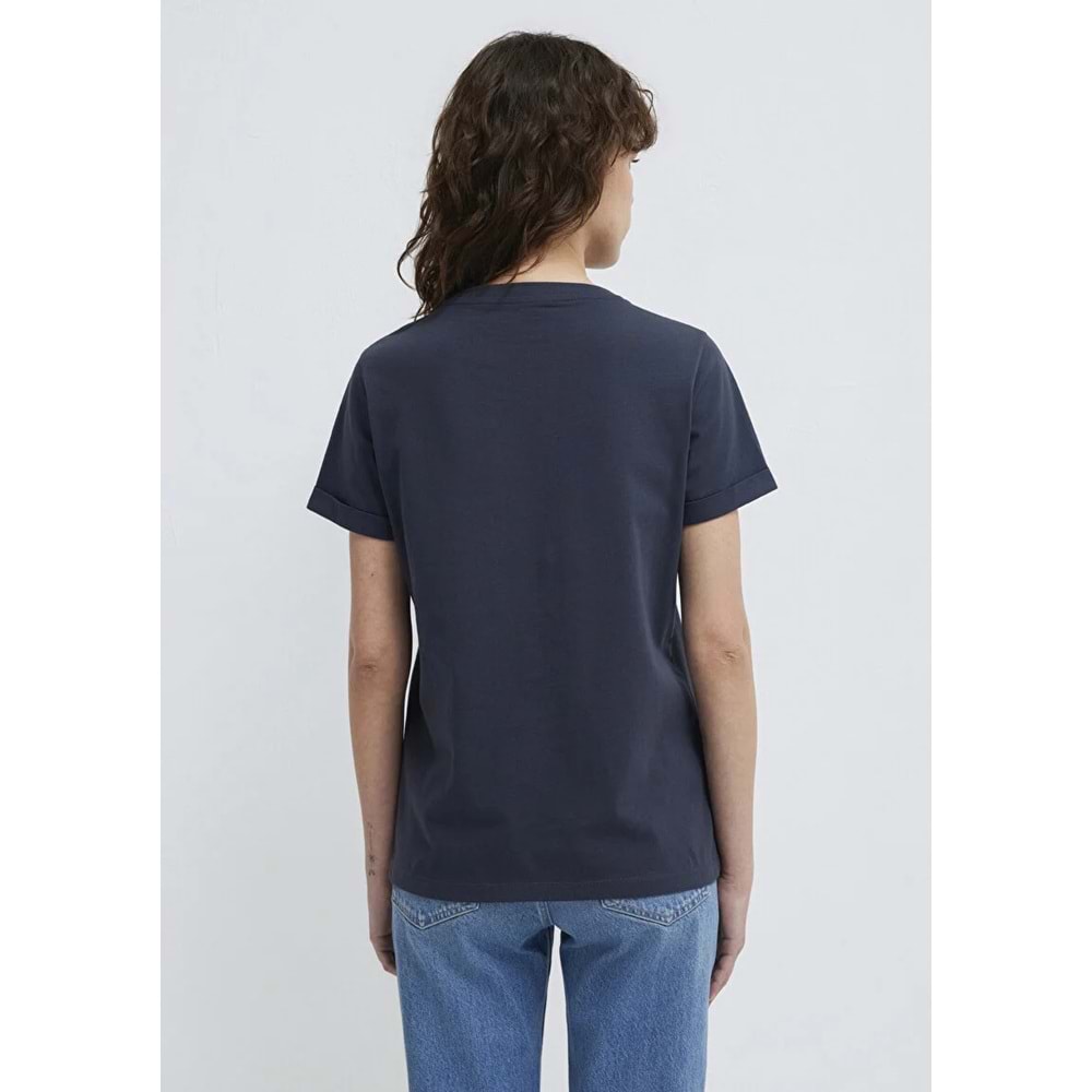 Mavi M168890-29726 Mavi Denim Kız Baskılı T-Shirt Kadın Tişört