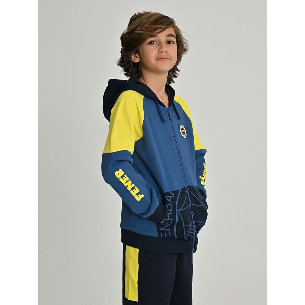 Fenerbahçe S.K. 25/26 Tribün Kol Detay Çocuk Sweatshirt