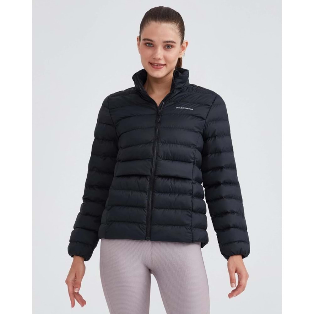 Skechers W Outerwear Pop Up Detailed Padded Jacket S231240-001 Günlük Kadın Mont