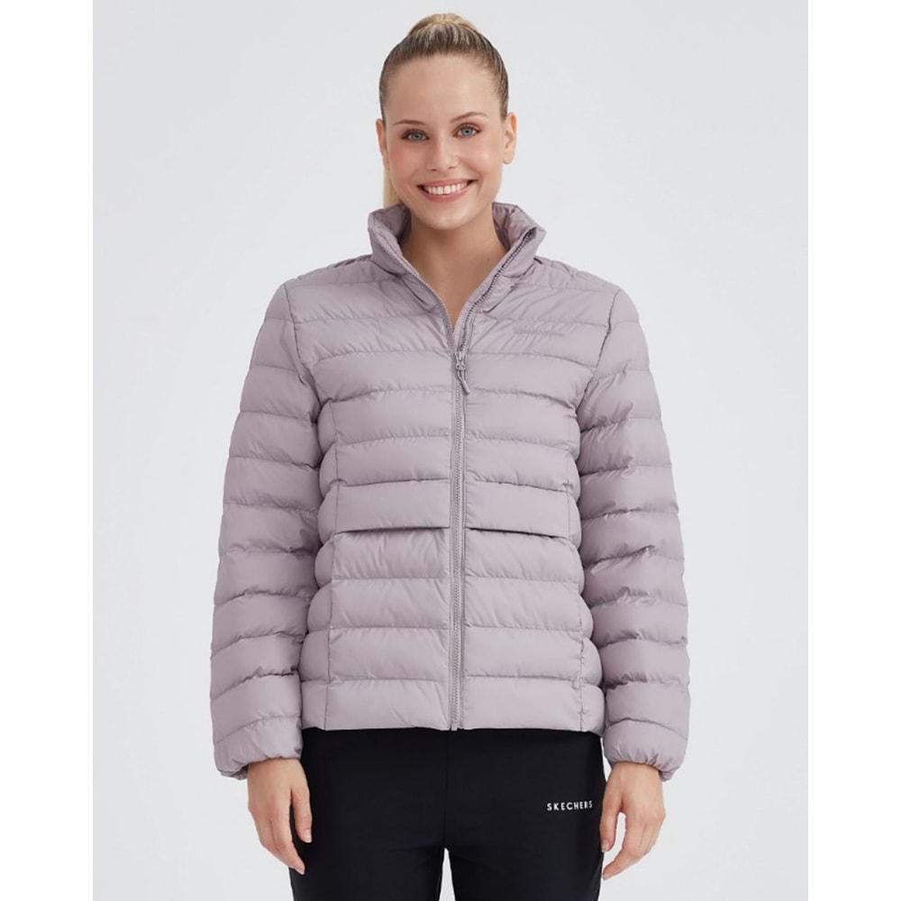 Skechers W Outerwear Pop Up Detailed Padded Jacket S231240-506 Günlük Kadın Mont