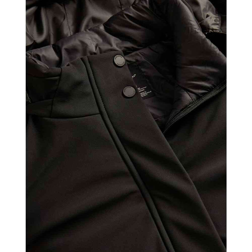 Skechers S242032-001 W Outerwear Padded Jacket Kadın Mont Kadın Kaban