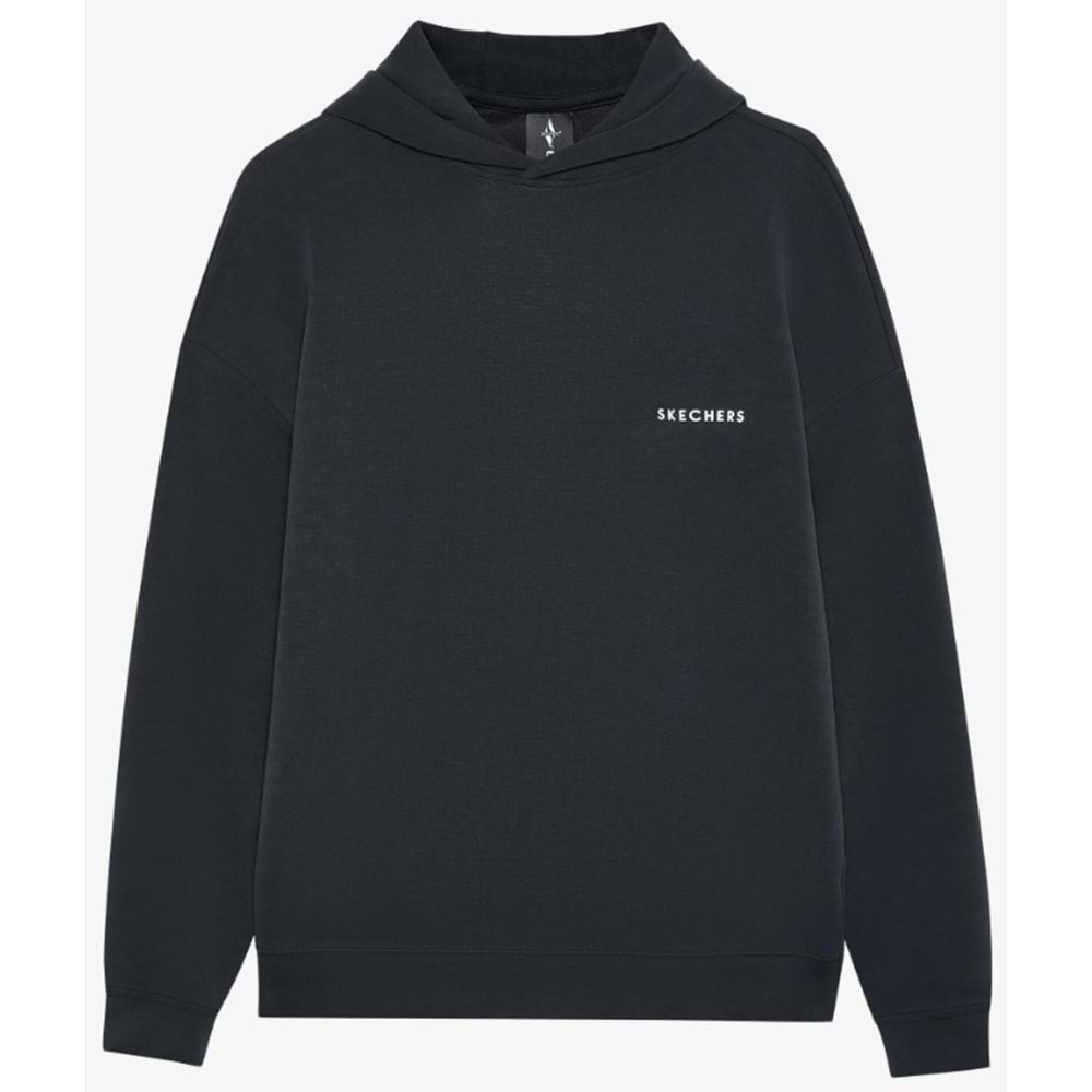 Skechers M Soft Touch Hoodie Sweatshirt S242156-001 Erkek Kapüşonlu Sweatshirt