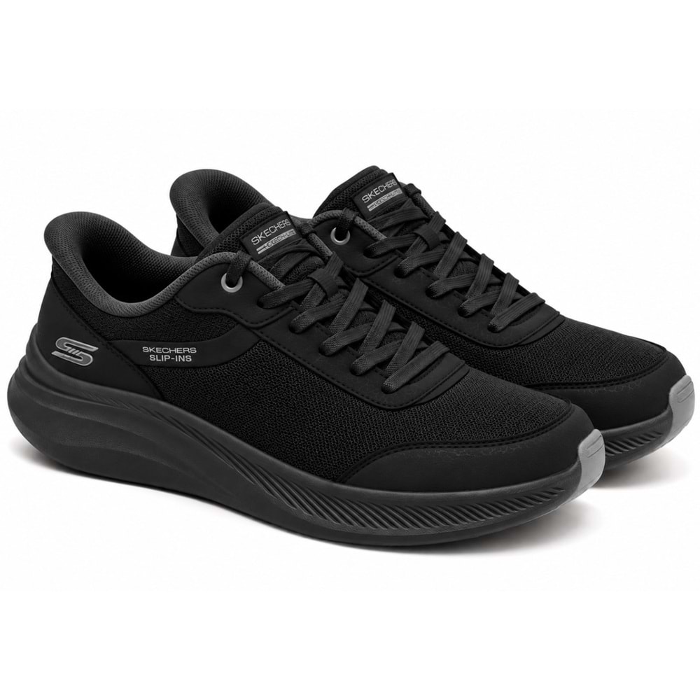 Skechers Bobs Moda Flex 118158TK-BBK Erkek Spor Ayakkabı