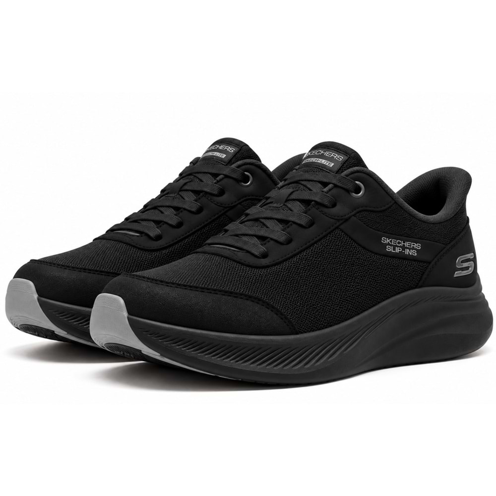Skechers Bobs Moda Flex 118158TK-BBK Erkek Spor Ayakkabı