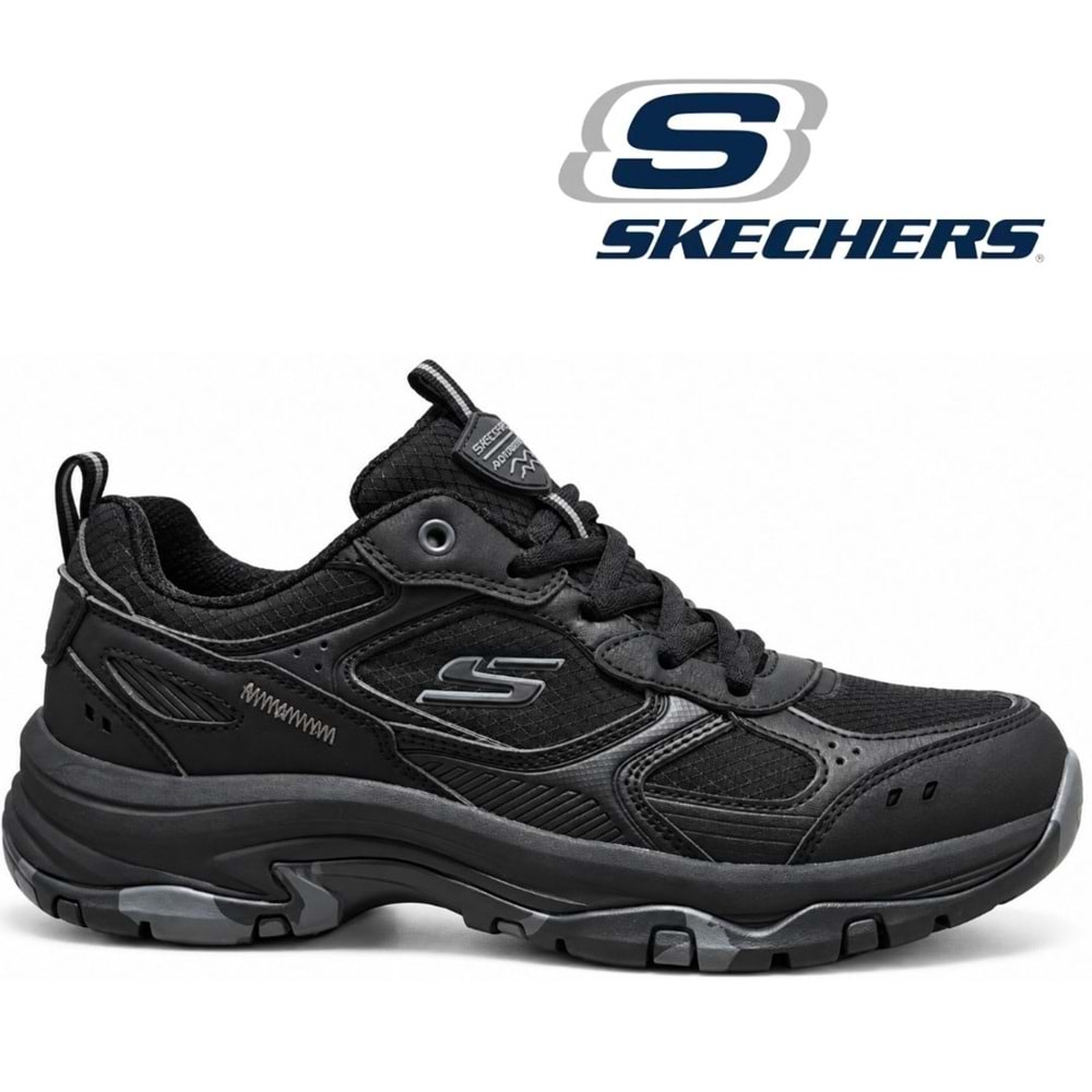 Skechers Trego Reeds Mill Road 180118TK-BKGY Unisex Spor Ayakkabı