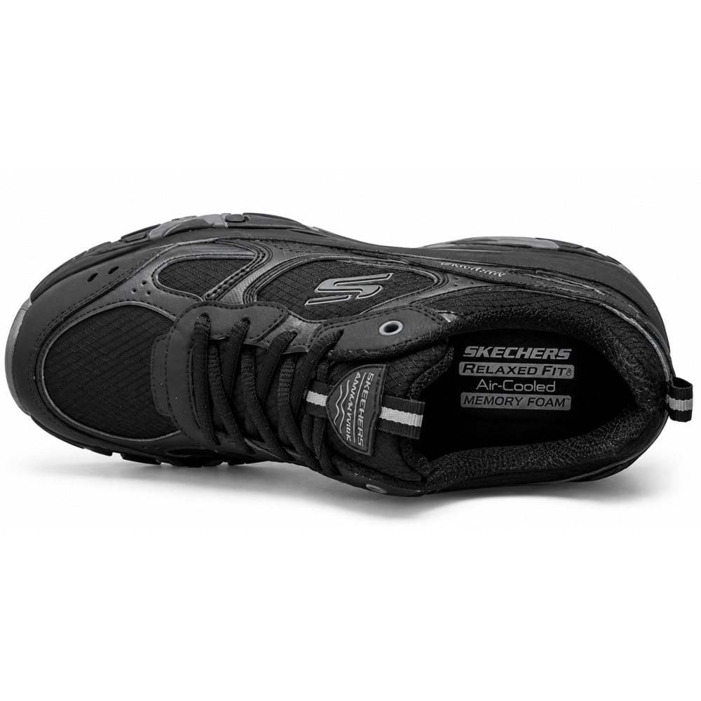 Skechers Trego Reeds Mill Road 180118TK-BKGY Unisex Spor Ayakkabı