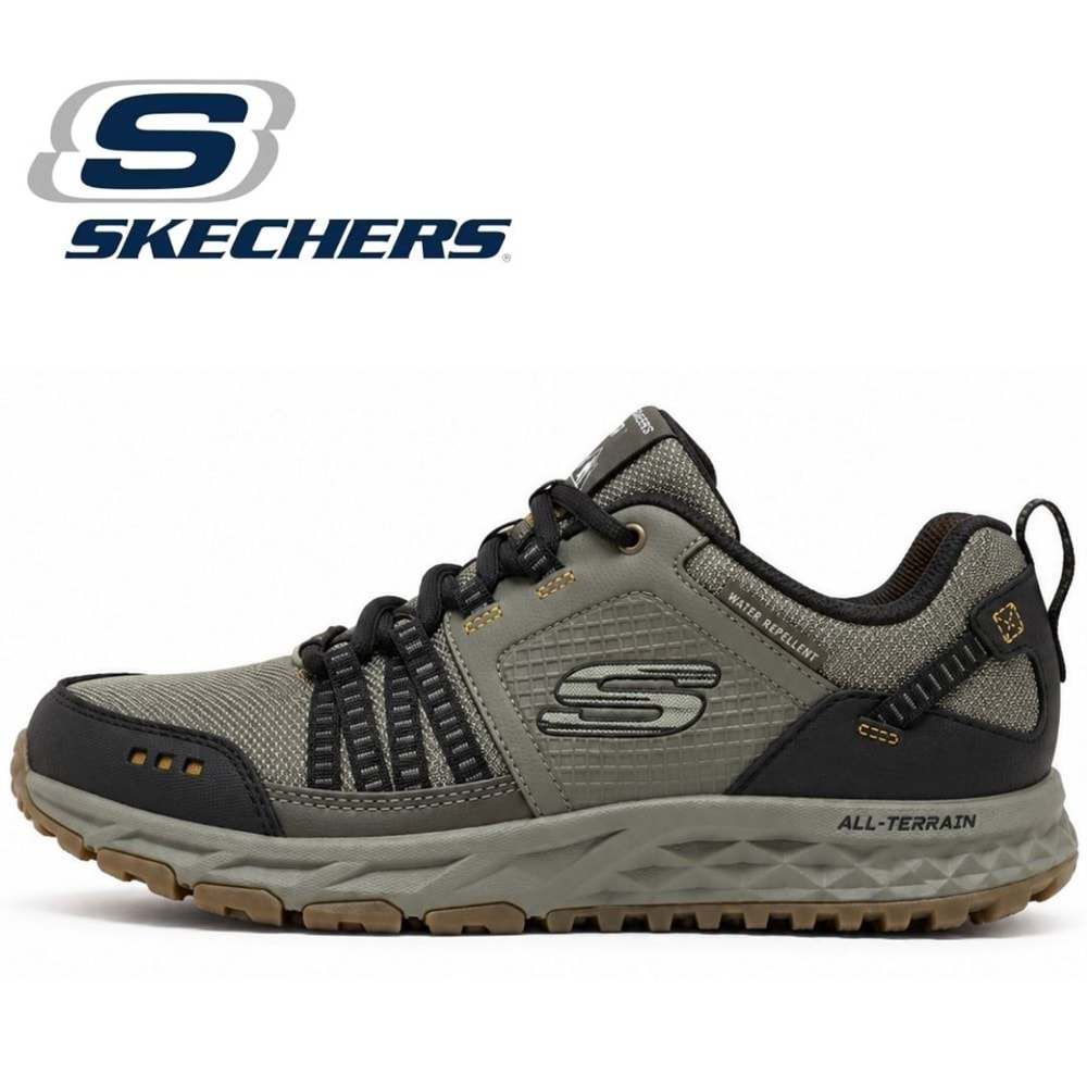 Skechers Escape Plan 51591-OLV Outdoor Erkek Spor Ayakkabı