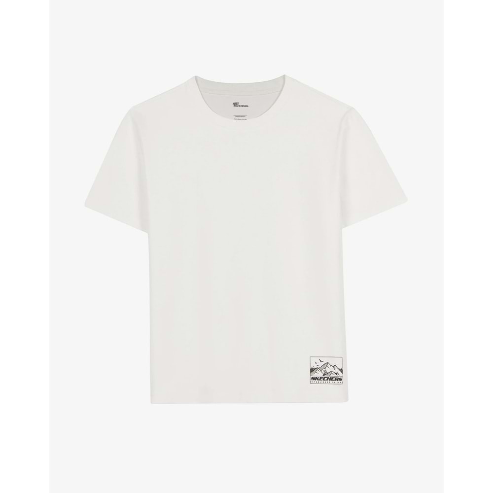 Skechers M Skypeak Crewneck Regular Box Logo T-Shirt S2620057-3855 Erkek Tişort