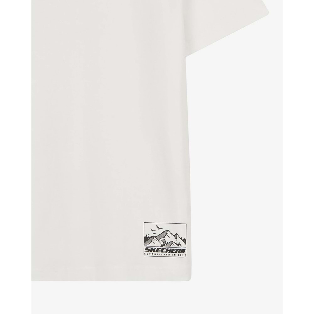 Skechers M Skypeak Crewneck Regular Box Logo T-Shirt S2620057-3855 Erkek Tişort