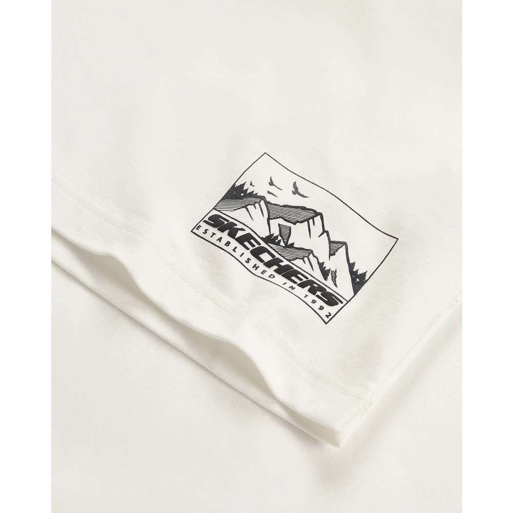 Skechers M Skypeak Crewneck Regular Box Logo T-Shirt S2620057-3855 Erkek Tişort