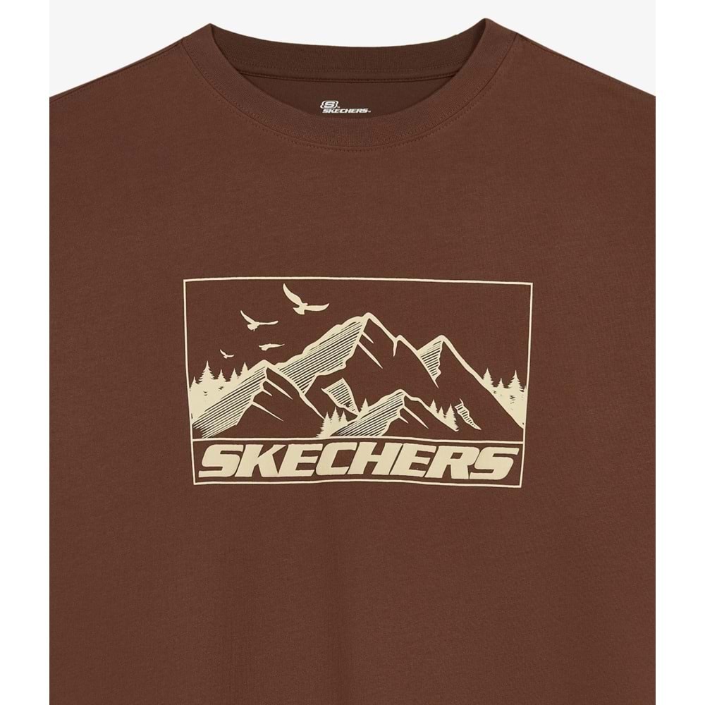 Skechers M Relax Fit Adventure Crewneck T-Shirt S2620111-2070 Erkek Tişort