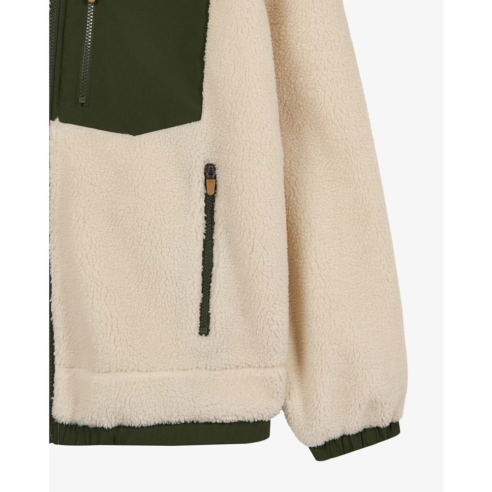 Skechers Skech Sherpa Contrast Full Zip Jacket S2620063-4339 Erkek Mont