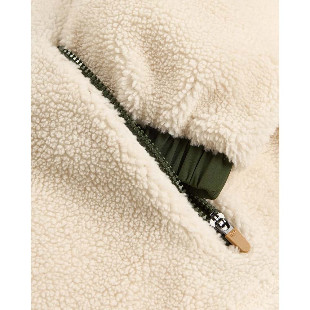 Skechers Skech Sherpa Contrast Full Zip Jacket S2620063-4339 Erkek Mont