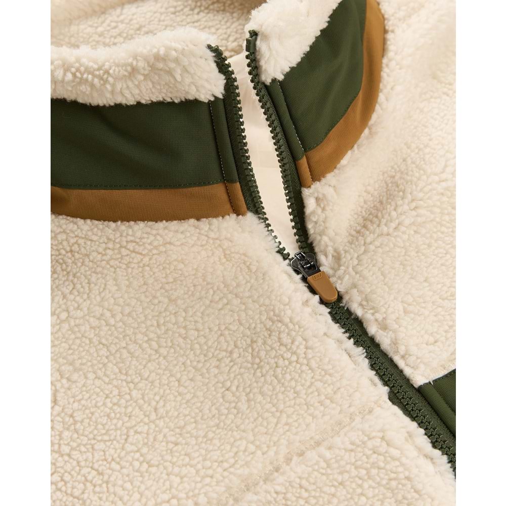 Skechers Skech Sherpa Contrast Full Zip Jacket S2620063-4339 Erkek Mont