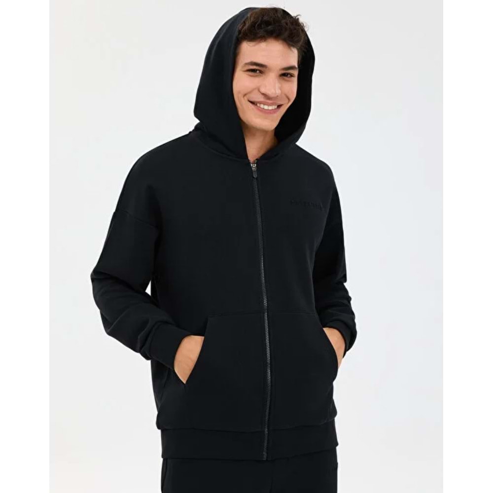 Skechers S2610014-3817 M Essential Full Zip Hoodie Sweatshirt Erkek Kapüşonlu Sweatshirt