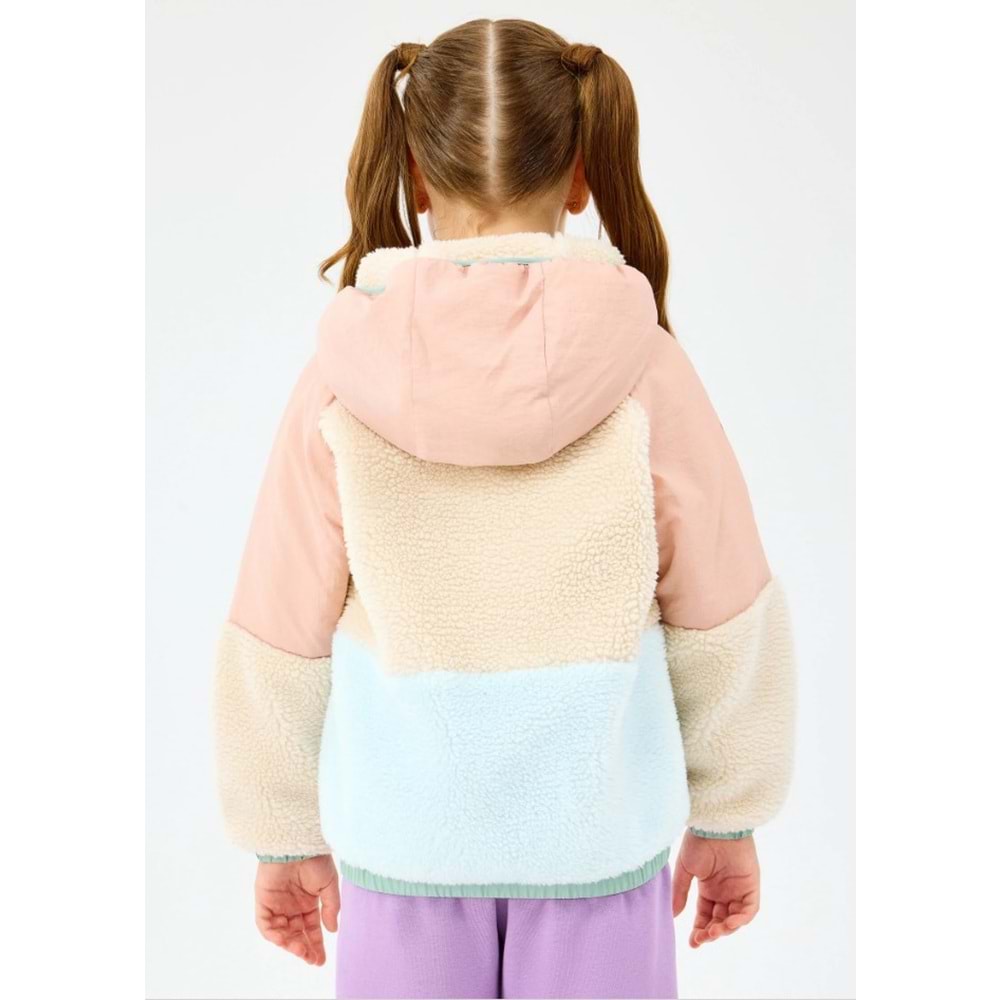 Skechers G Outdoor Fleece Full Zip Sherpa SK2620142-0273 Kız Çocuk Mont