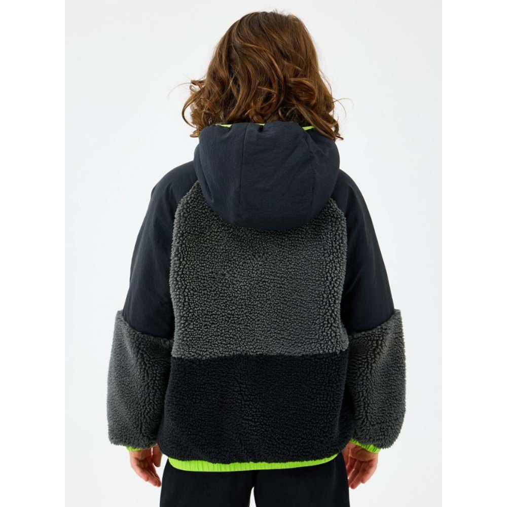 Skechers B Outdoor Fleece Full Zip Sherpa SK2520045-1602 Erkek Çocuk Mont