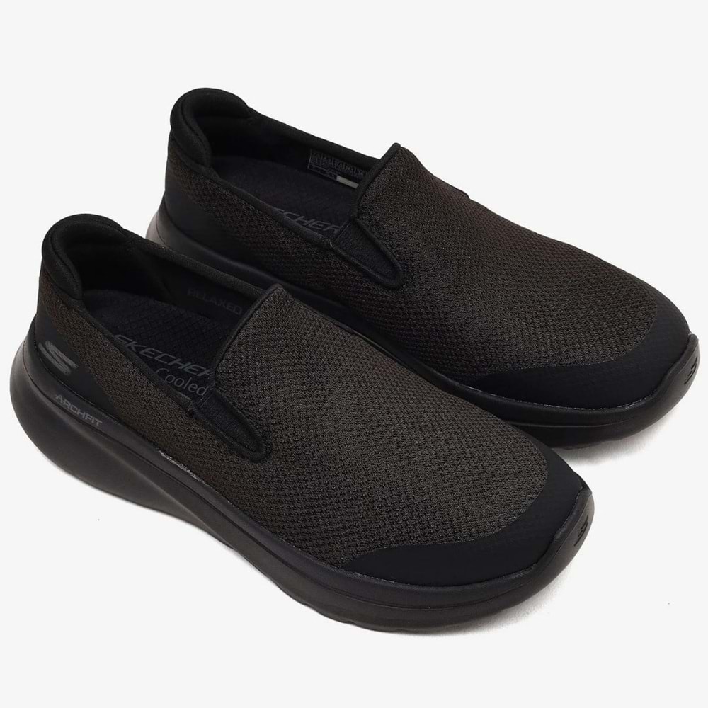 Skechers Go Walk Arch Fit N-Joy 125841-BBK Unisex Spor Ayakkabı