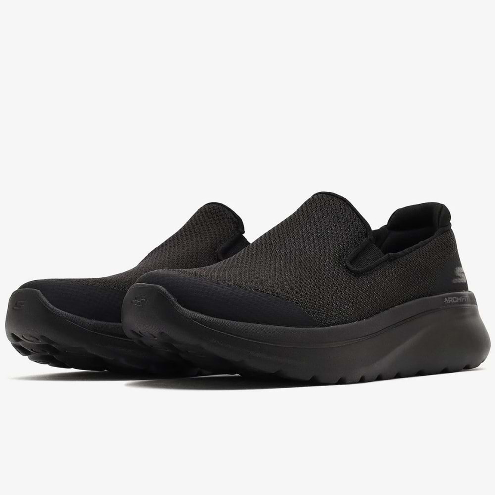 Skechers Go Walk Arch Fit N-Joy 125841-BBK Unisex Spor Ayakkabı