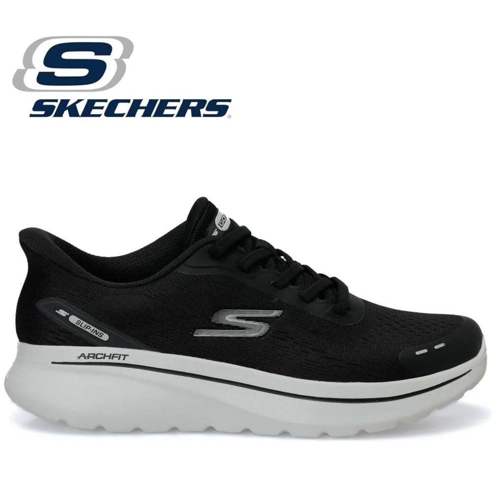 Skechers Go Walk Arch Fit N-Joy 217075TK-BKW Erkek Spor Ayakkabı