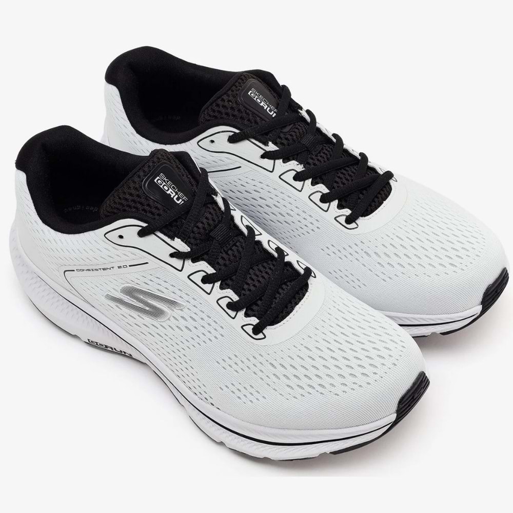 Skechers Go Run Consistent 2.0 220865TK-WBK Erkek Spor Ayakkabı