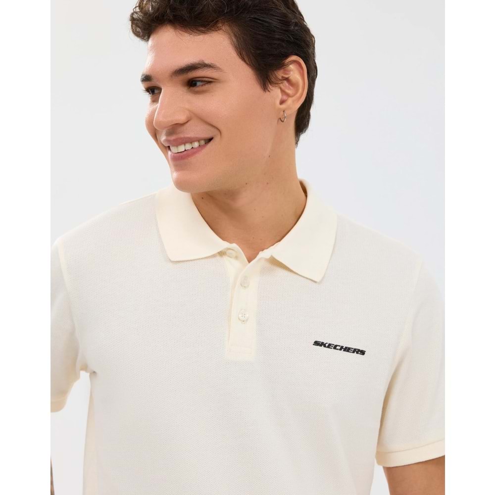 Skechers S211800-1208 M Short Sleeve Polo Yaka T-Shirt Erkek Tişort