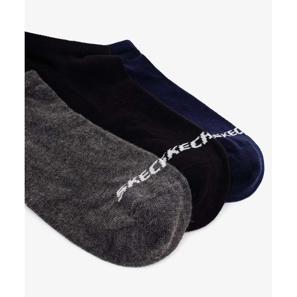 Skechers S2520315-3700 U Low Cut 3 Pack 3 Parça-Adet Unisex Çorap