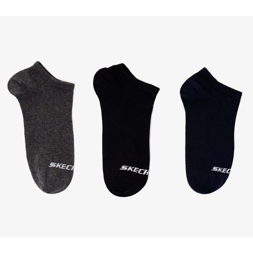 Skechers S2520315-3700 U Low Cut 3 Pack 3 Parça-Adet Unisex Çorap
