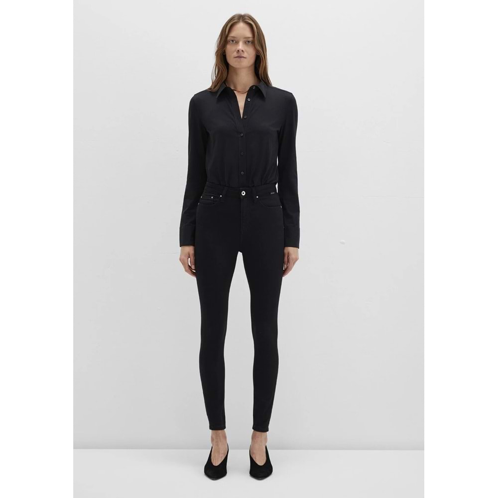 Mavi M100980-35248 Serenay Skinny Yüksek Bel Black Gold Shape Denim Jean Kadın Kot Pantolon