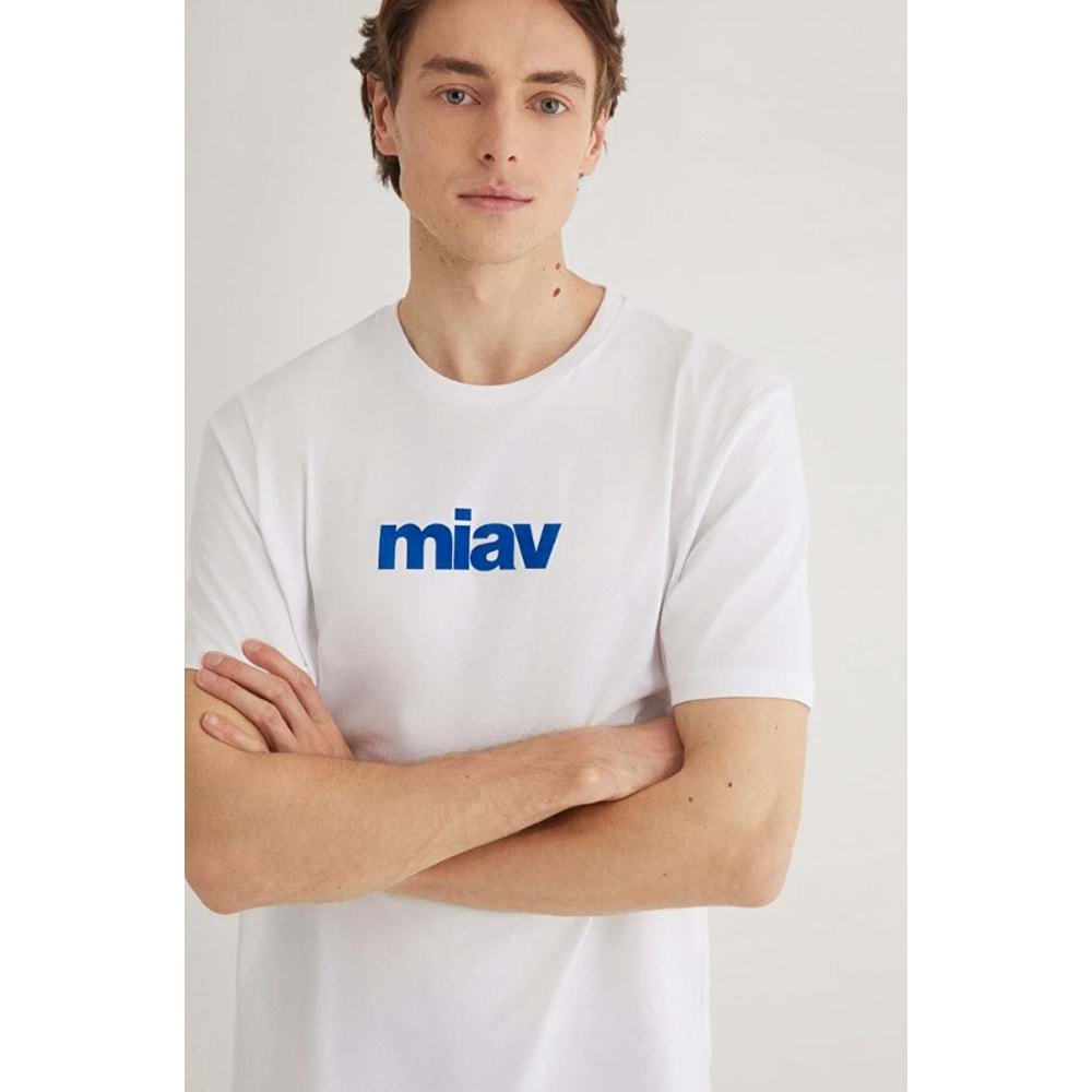 Mavi M067153-620 Miav Baskılı Tişört Erkek T-Shirt