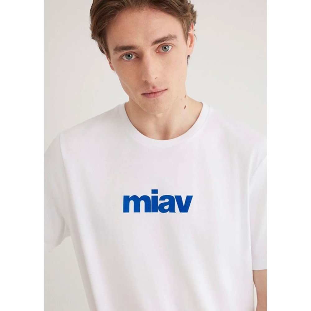 Mavi M067153-620 Miav Baskılı Tişört Erkek T-Shirt