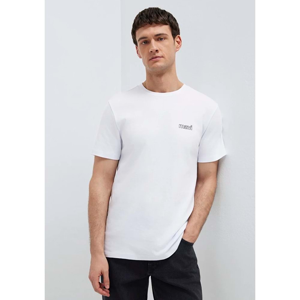 Mavi M0610360-620 Mavi Logo Baskılı Tişört Erkek T-Shirt