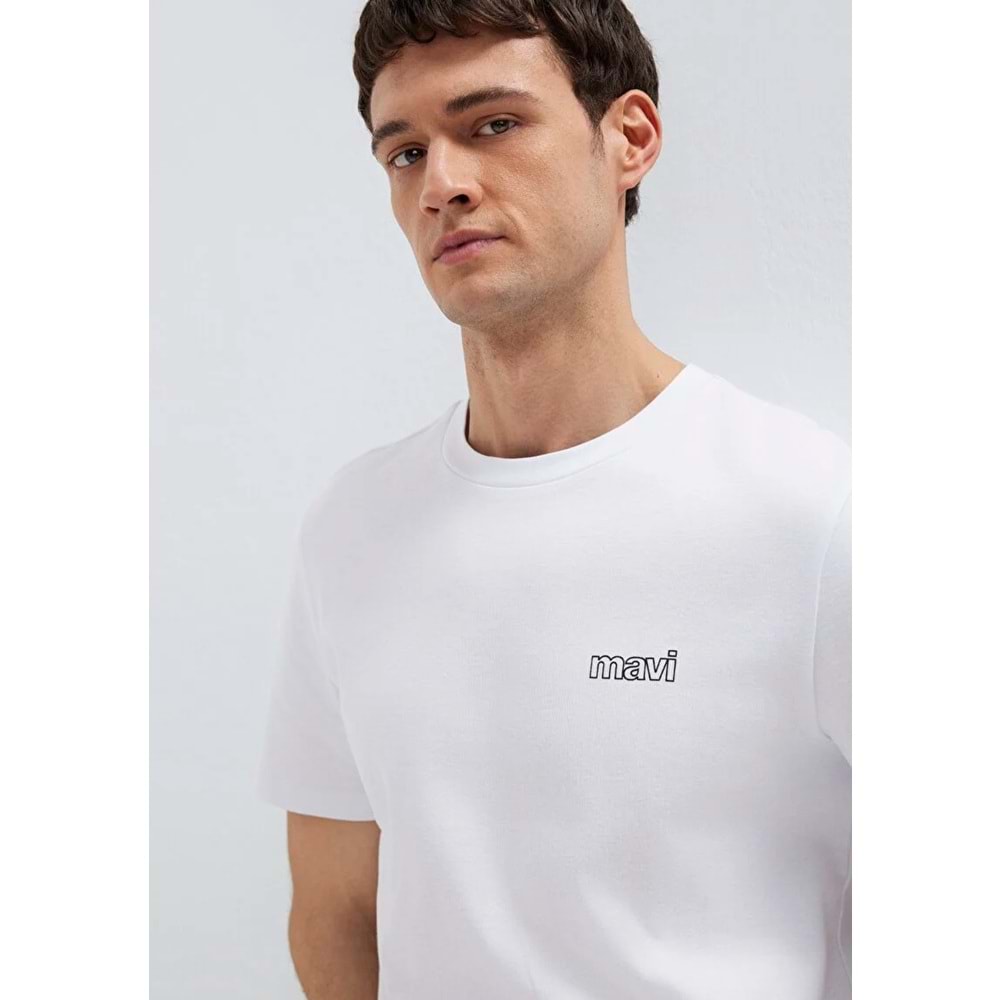Mavi M0610360-620 Mavi Logo Baskılı Tişört Erkek T-Shirt