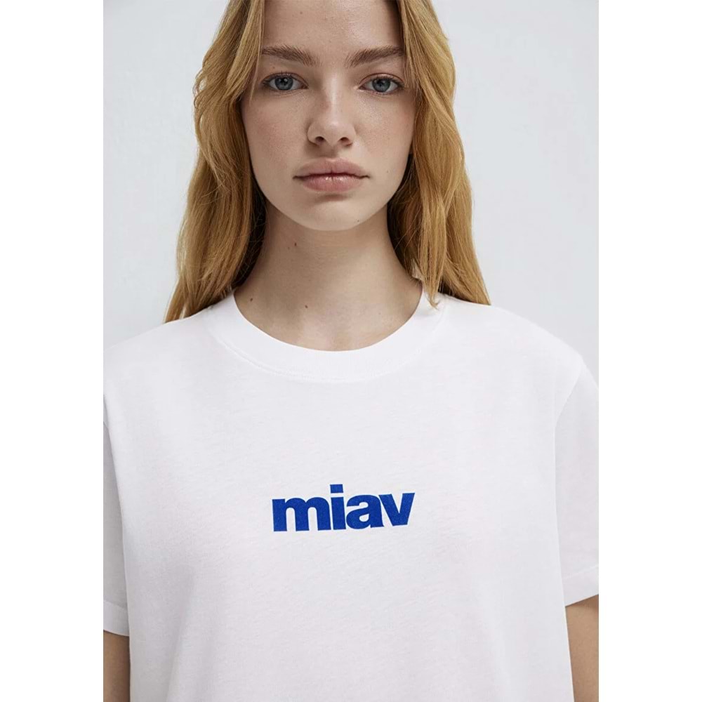 Mavi M1610622-620 Miav Baskılı T-Shirt Kadın Tişört
