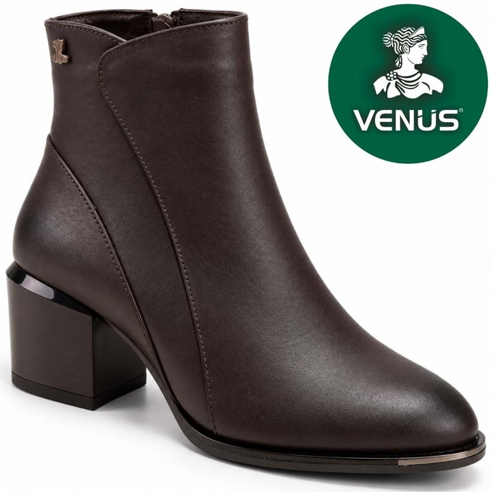 Venüs Yanging Hakiki Deri Ortopedik Topuklu Kadın Bot