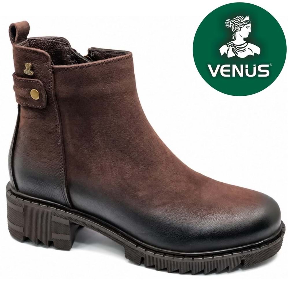 Venüs Limira Hakiki Deri Kaymaz Taban Ortopedik Kadın Bot