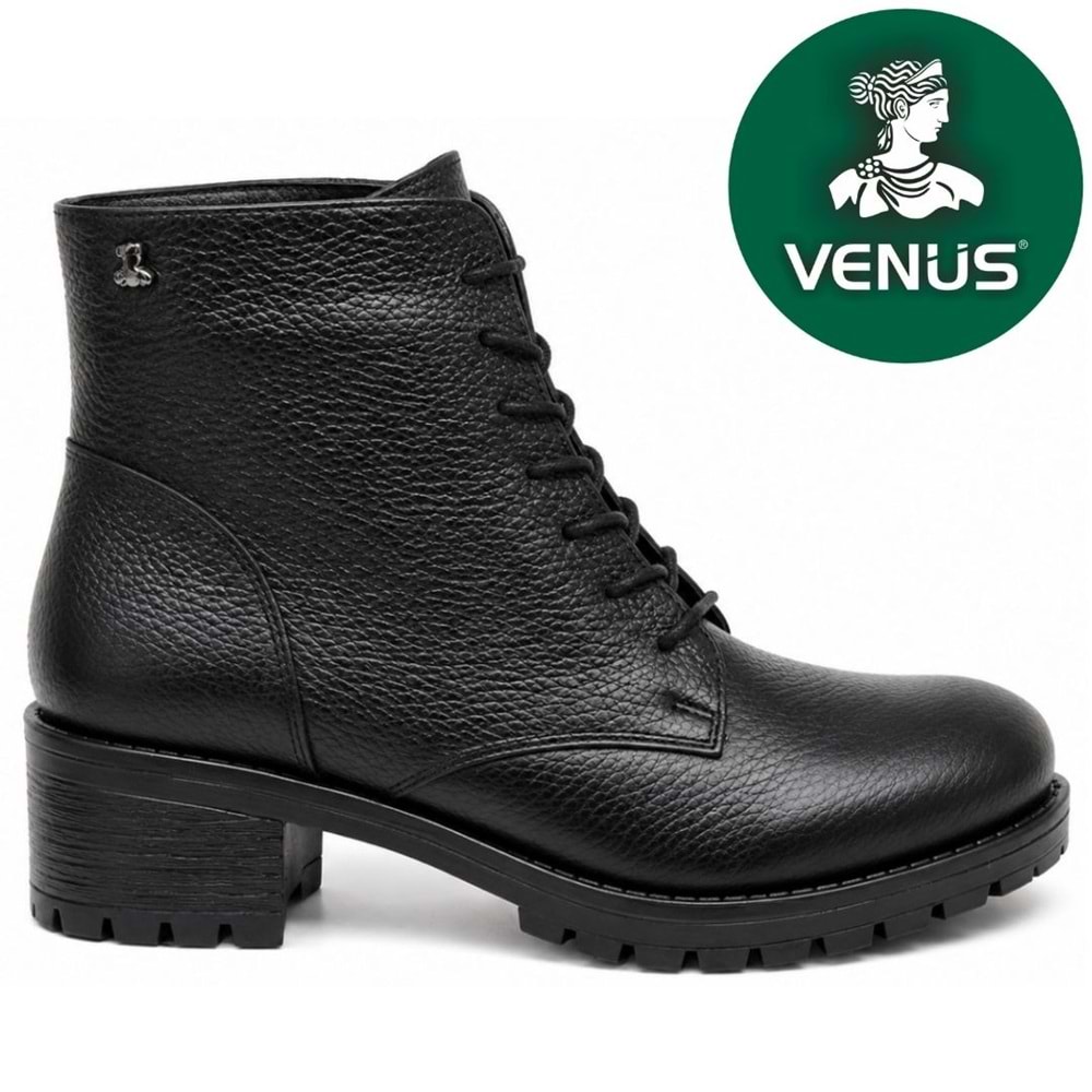 Venüs Yurs Hakiki Deri Kaymaz Taban Ortopedik Kadın Postal Bot