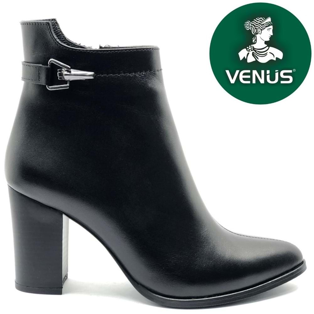 Venüs Garen Hakiki Deri Ortopedik Topuklu Kadın Bot