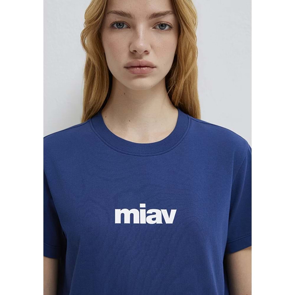 Mavi M1610622-70722 Miav Baskılı T-Shirt Kadın Tişört